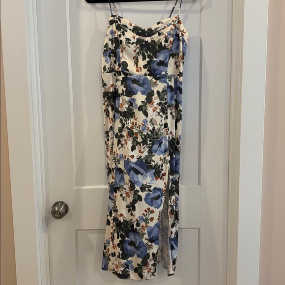 Abercrombie & Fitch Floral Dress - cream floral - Picture 1 of 1